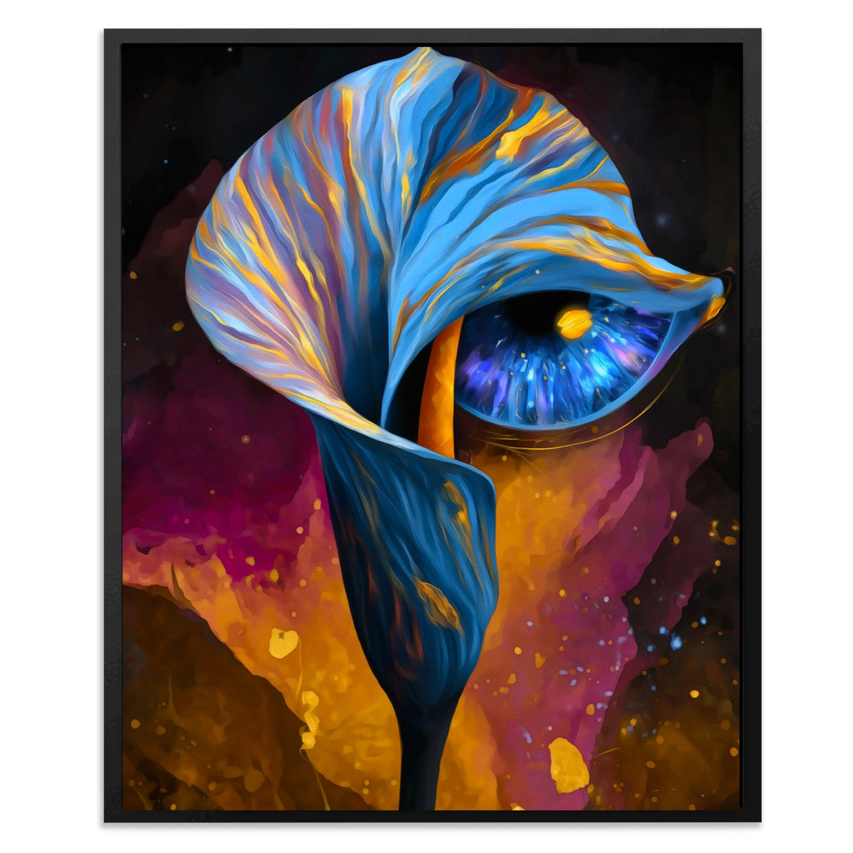 Cosmic Calla Vision - Luxury Wall Art