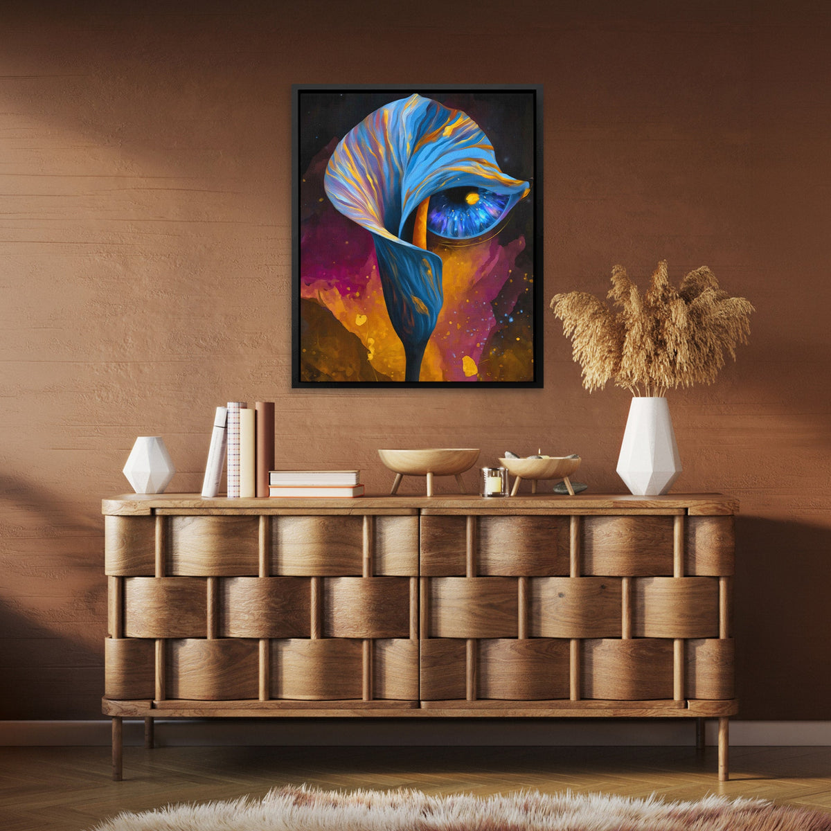 Cosmic Calla Vision - Luxury Wall Art