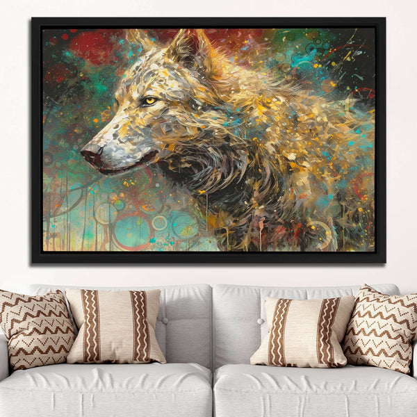 Cosmic Canine in a room