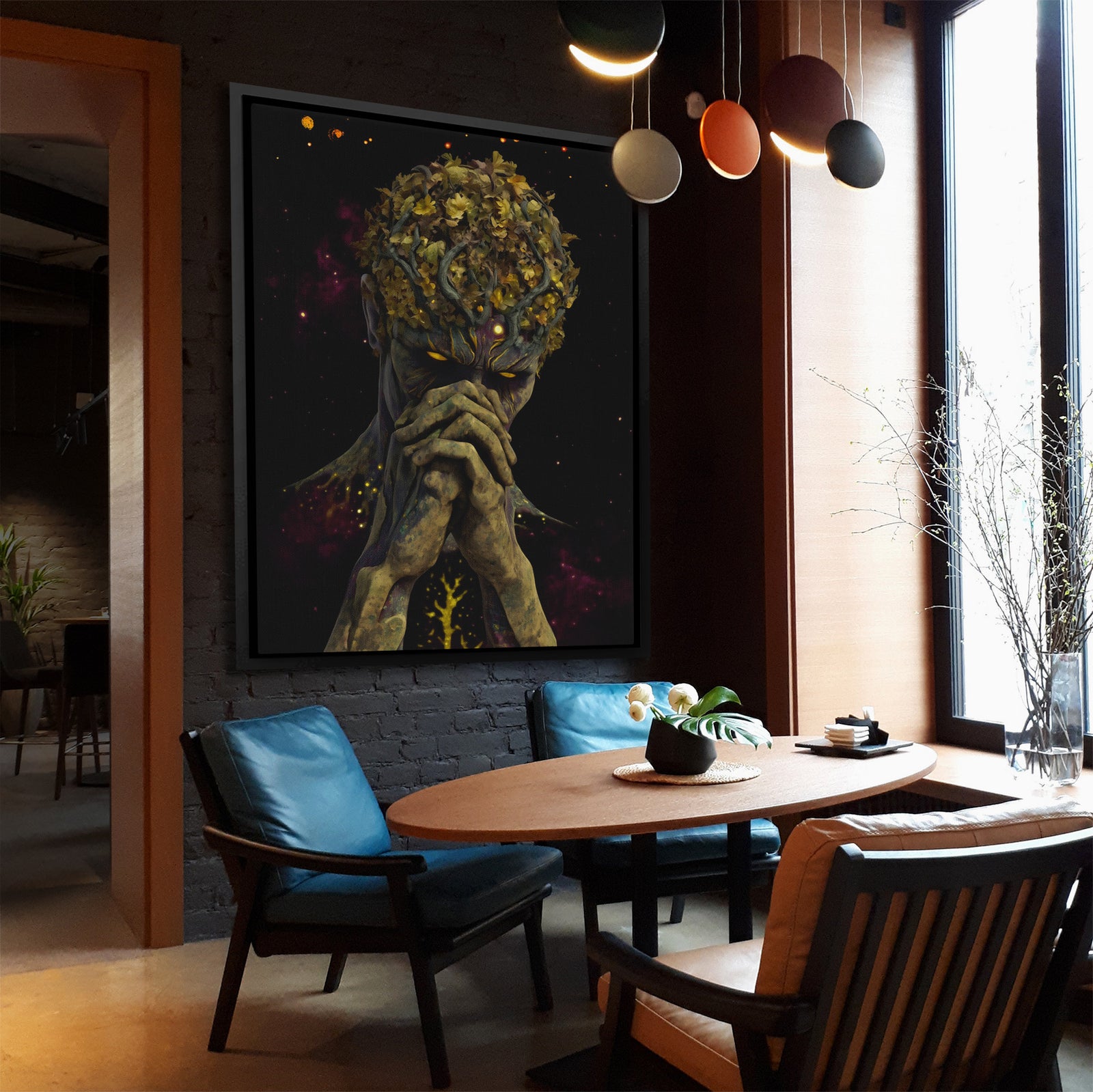 Cosmic Dryads Crown - Luxury Wall Art