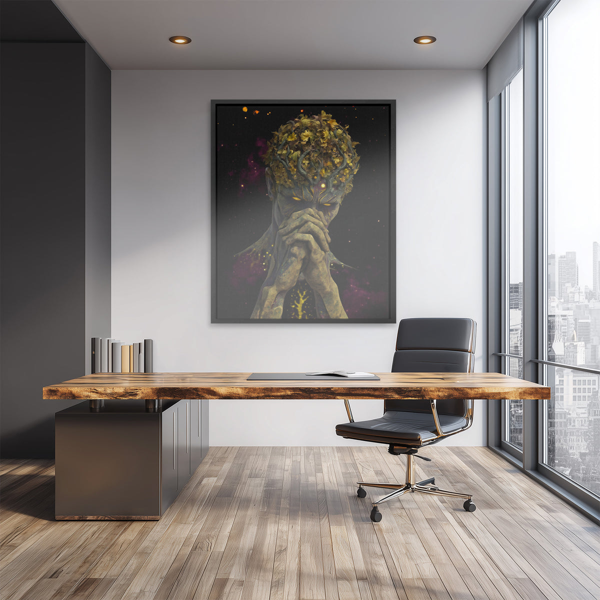 Cosmic Dryads Crown - Luxury Wall Art