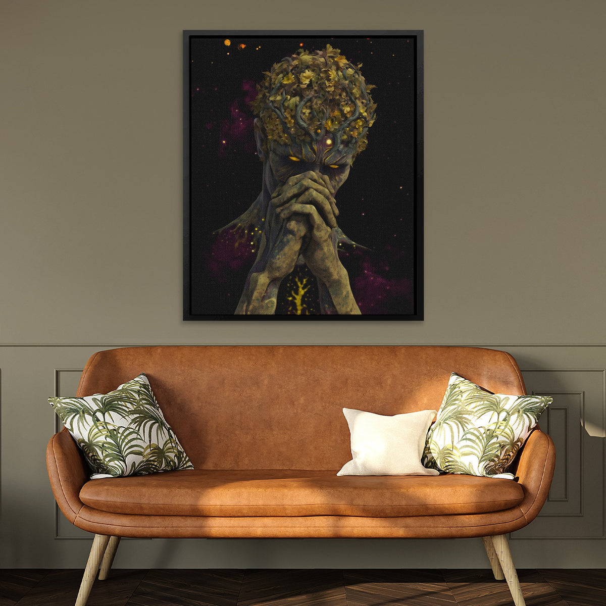 Cosmic Dryads Crown - Luxury Wall Art