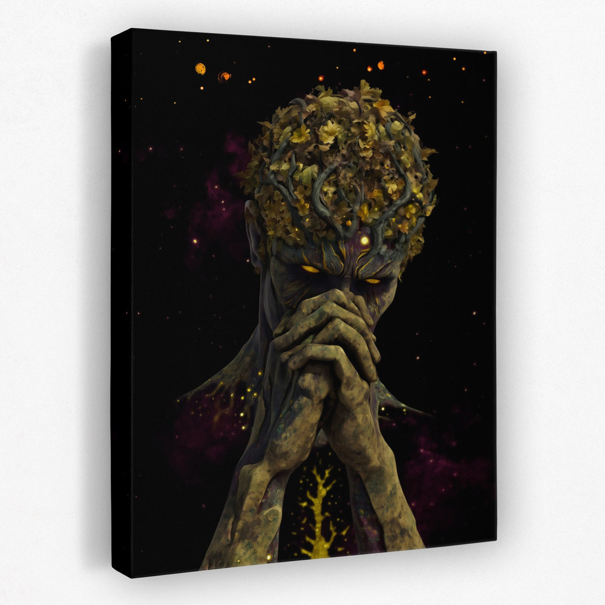 Cosmic Dryads Crown - Luxury Wall Art