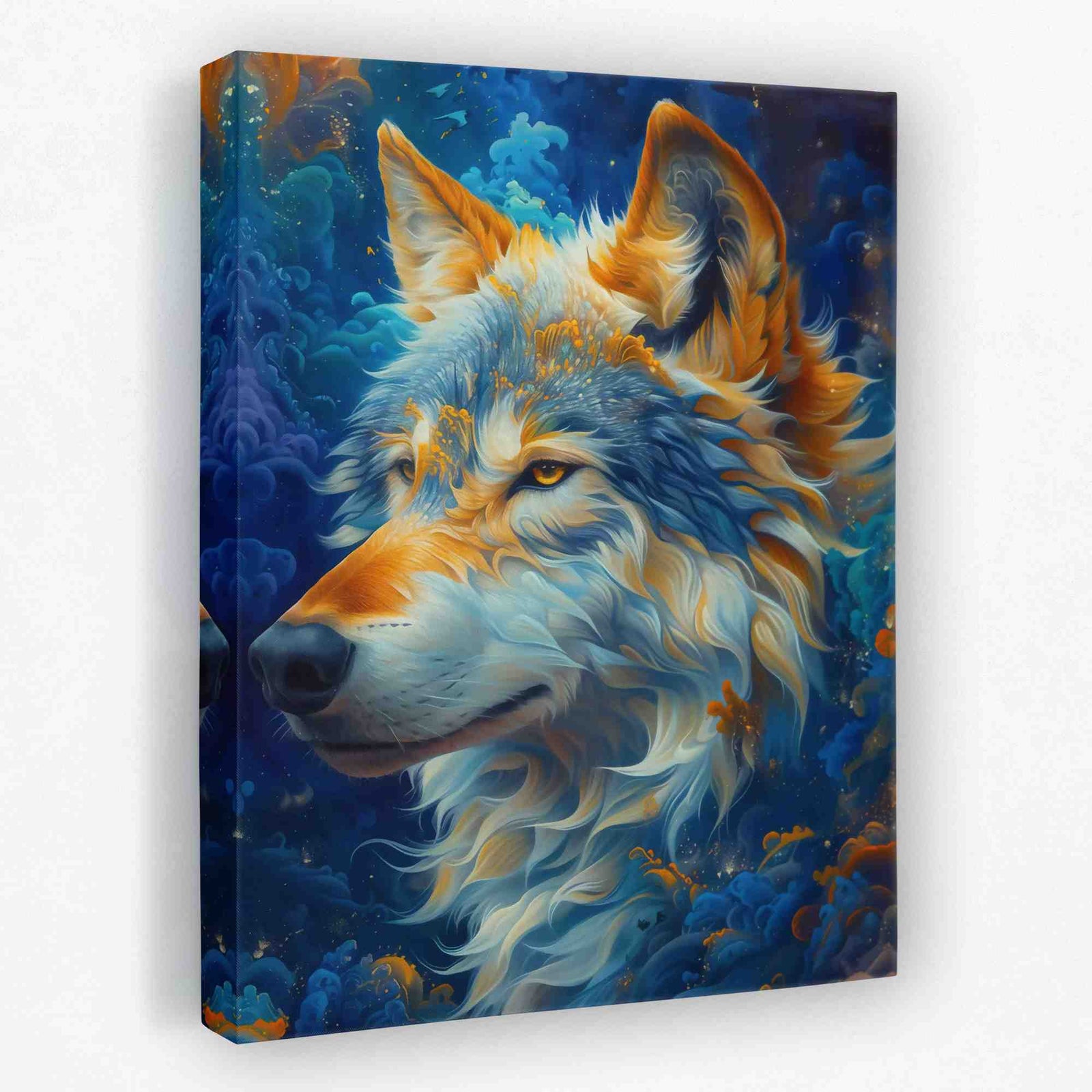Cosmic Ears - Animals Canvas Wall Art