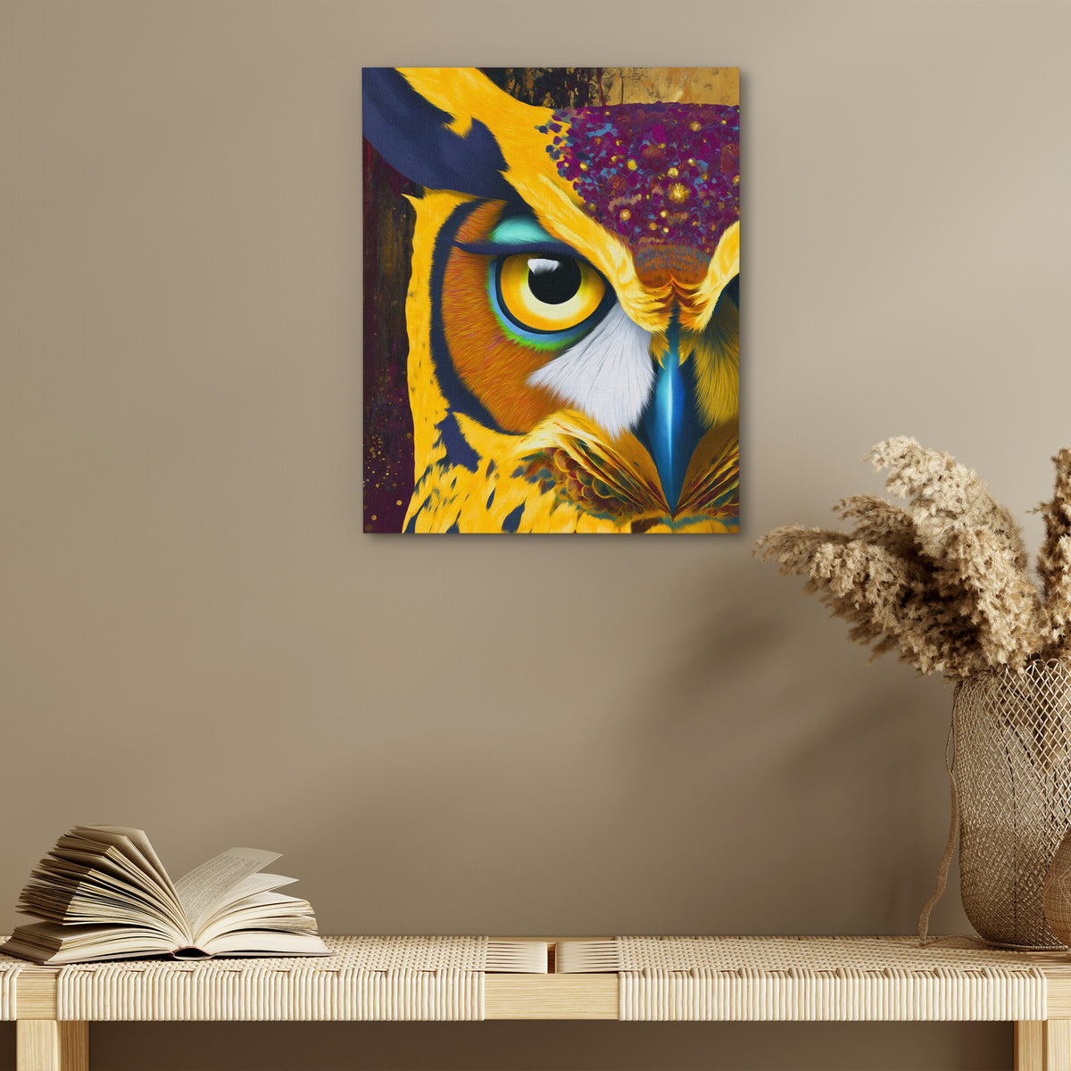 Cosmic Horned Oracle - Luxury Wall Art