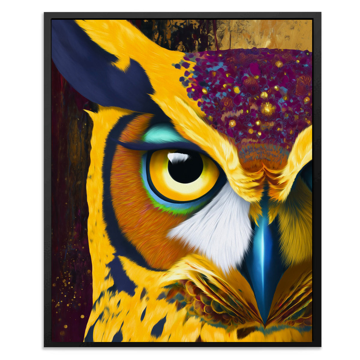 Cosmic Horned Oracle - Luxury Wall Art