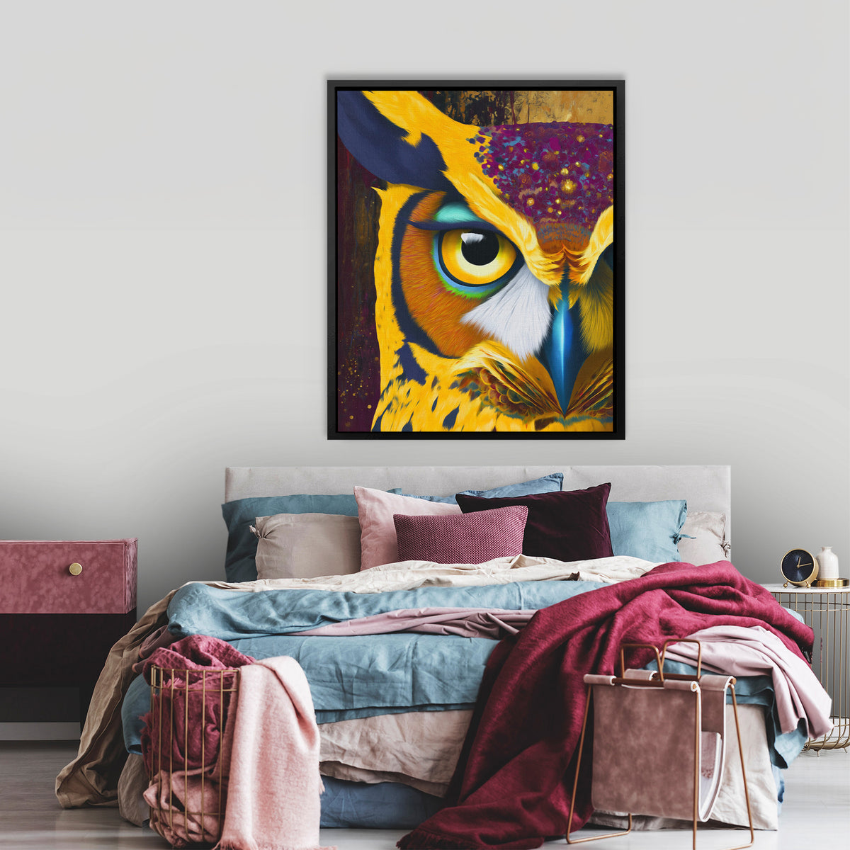 Cosmic Horned Oracle - Luxury Wall Art