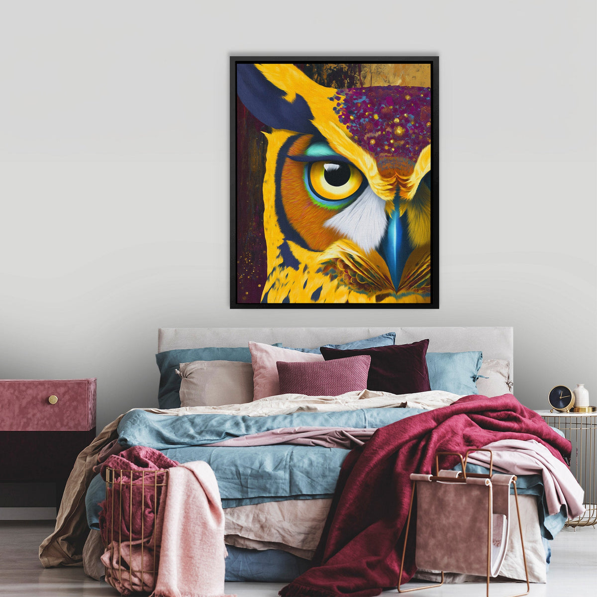 Cosmic Horned Oracle - Luxury Wall Art