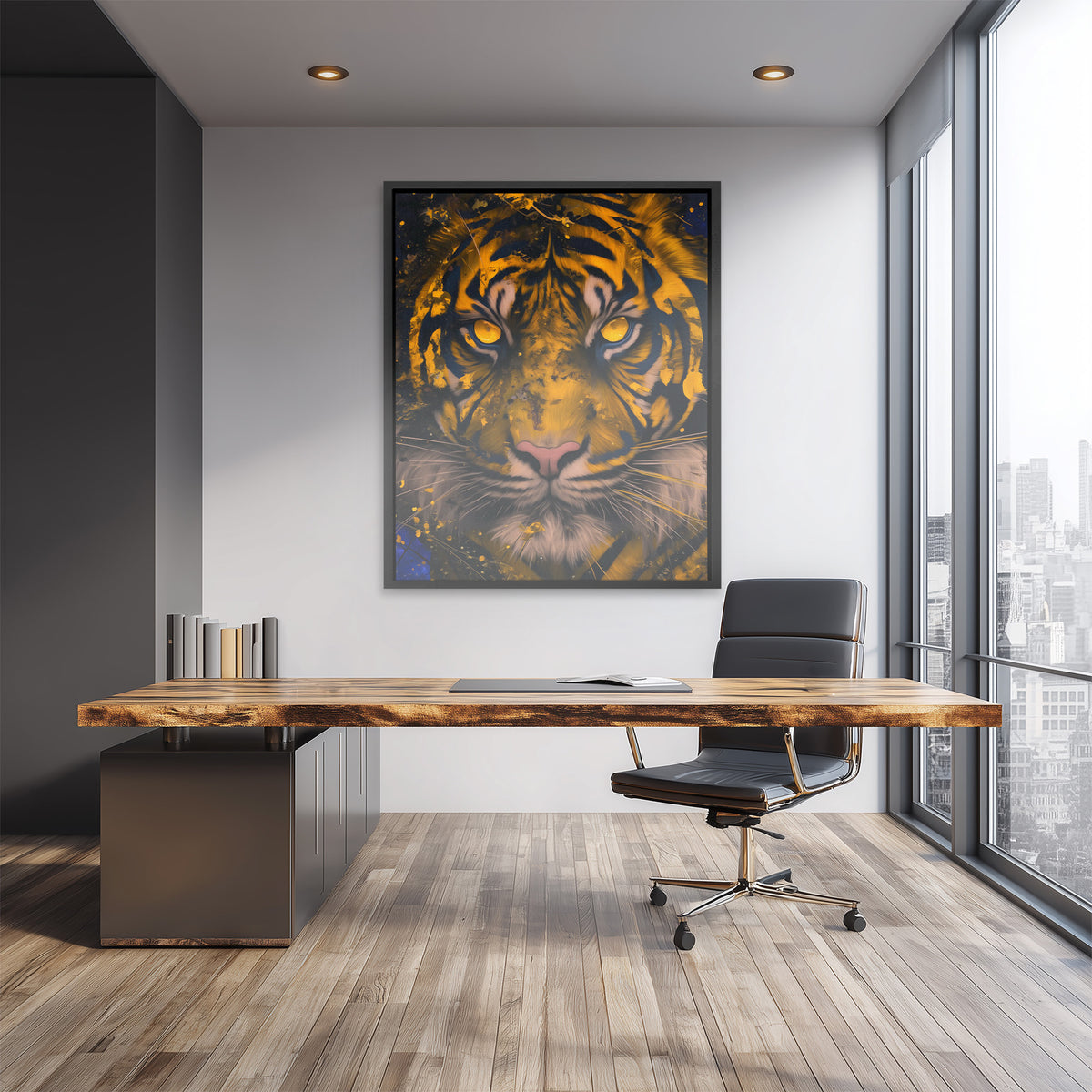 Cosmic Hunters Fire - Luxury Wall Art