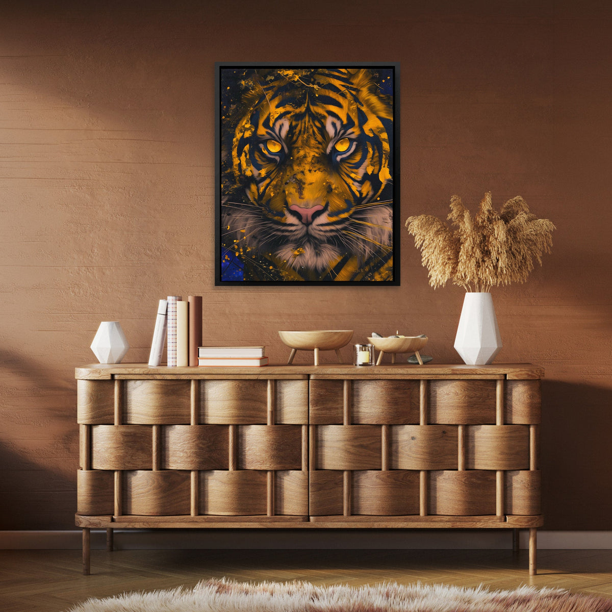 Cosmic Hunters Fire - Luxury Wall Art