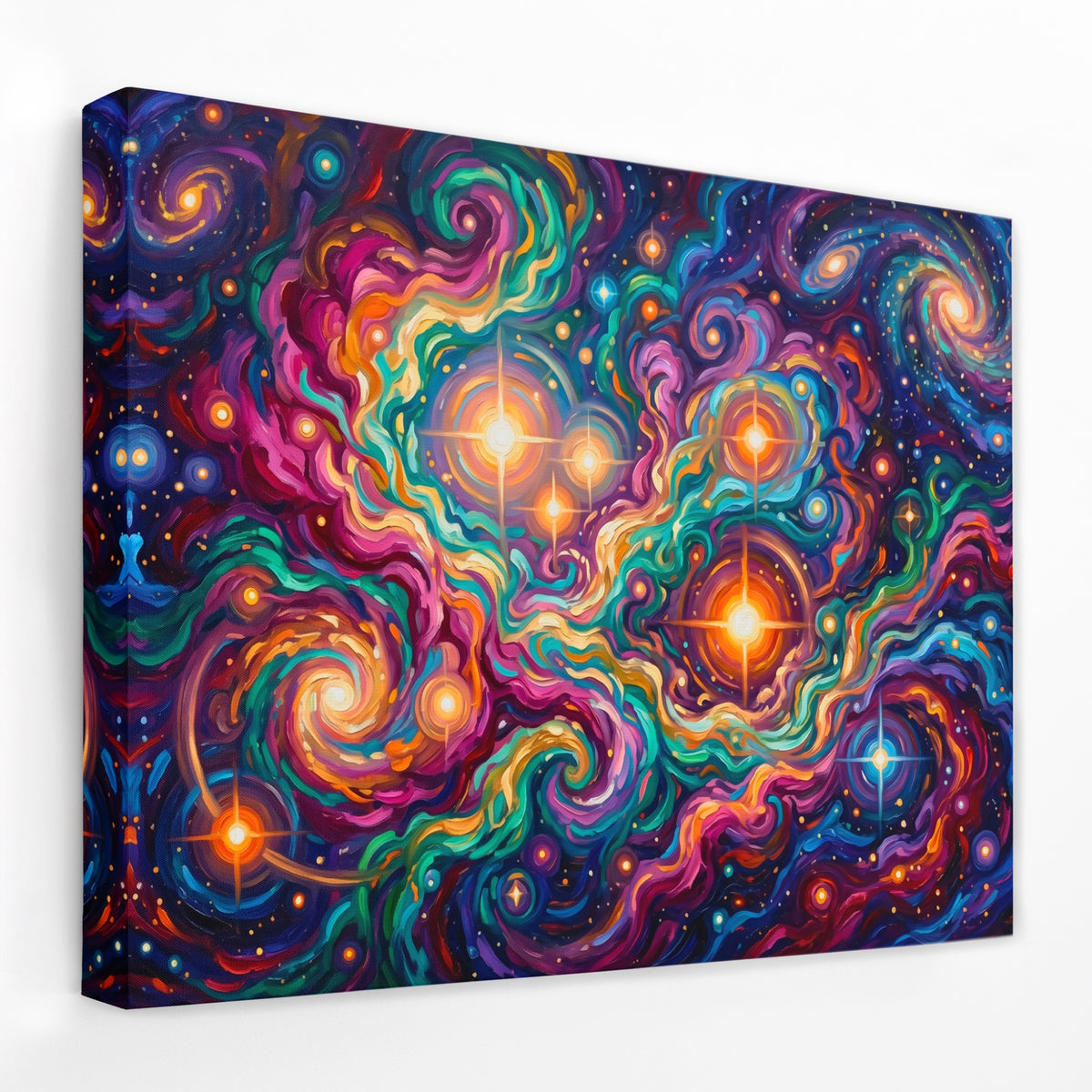 Cosmic Nebula Explosion — Cosmic Nebula Explosion Landscape   Side View   Mirror Wrap 176