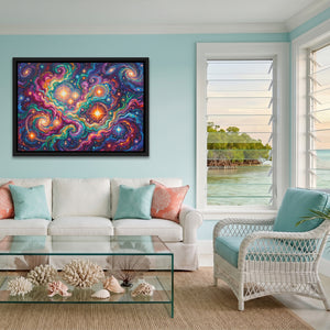 Cosmic Nebula Explosion — Cosmic Nebula Explosion Coastal Calm Land 62