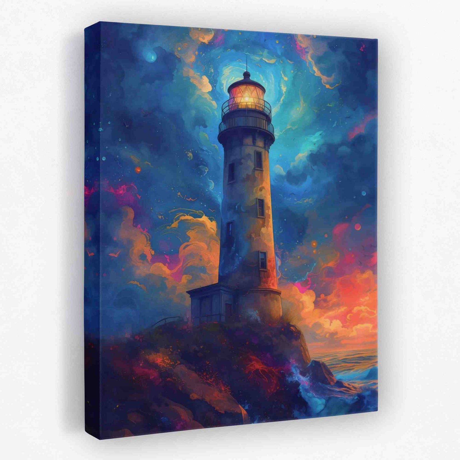 Cosmic Outlook - Beach Canvas Wall Art