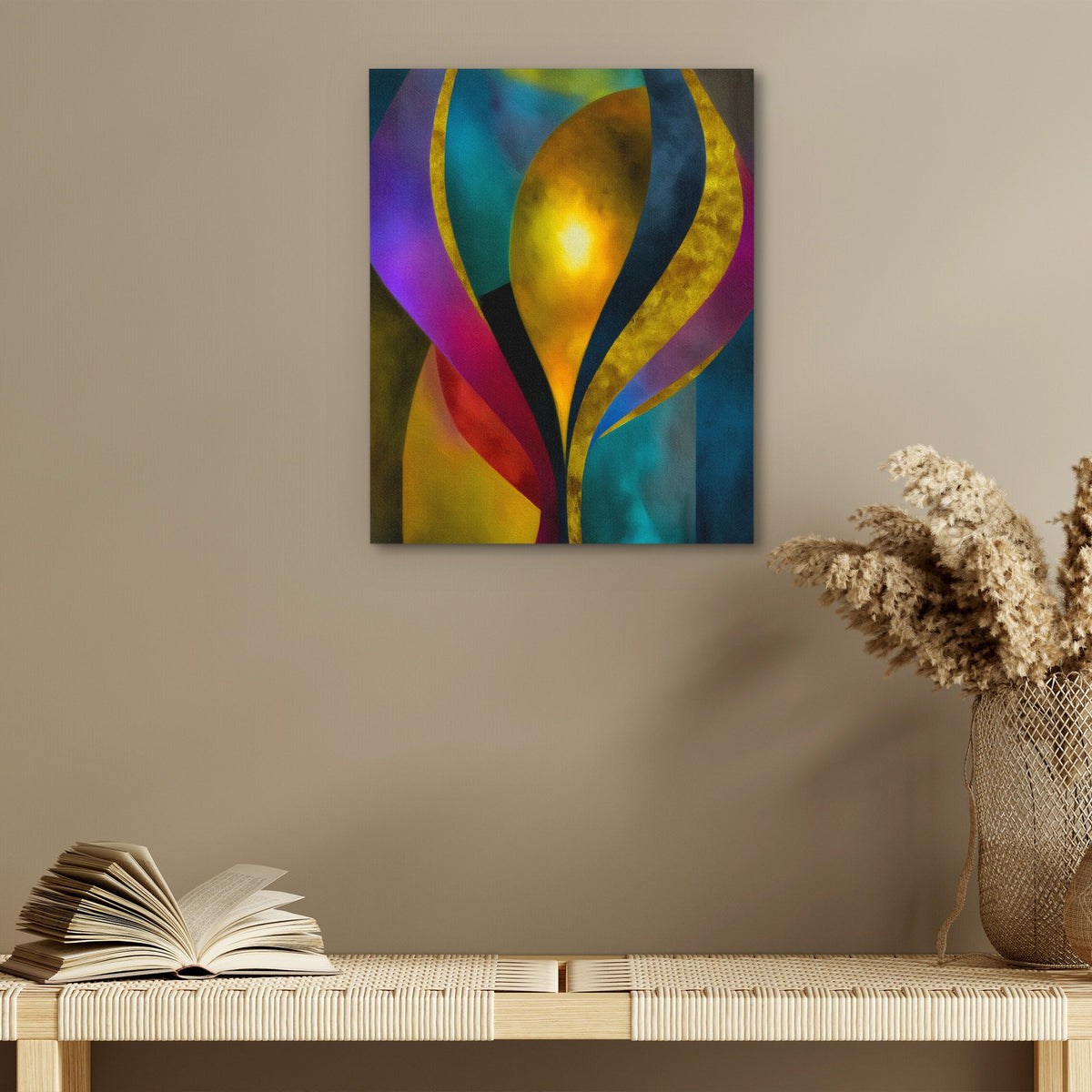 Cosmic Ribbon Dance - Luxury Wall Art