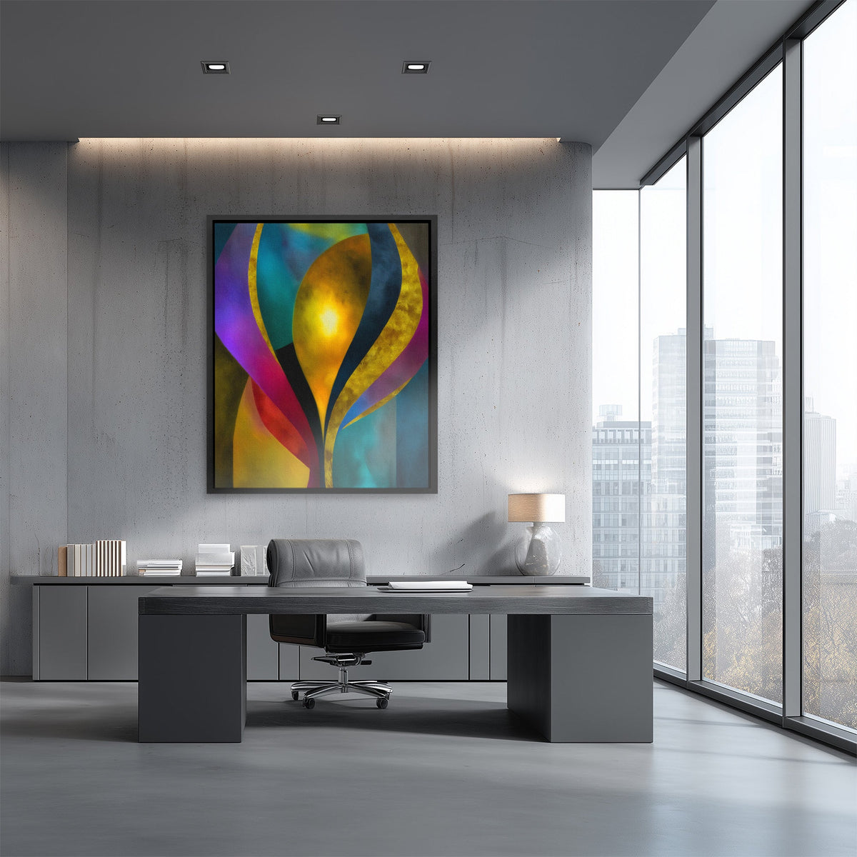 Cosmic Ribbon Dance - Luxury Wall Art