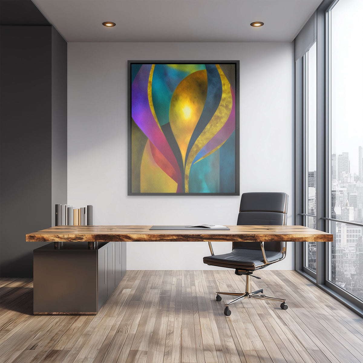 Cosmic Ribbon Dance - Luxury Wall Art