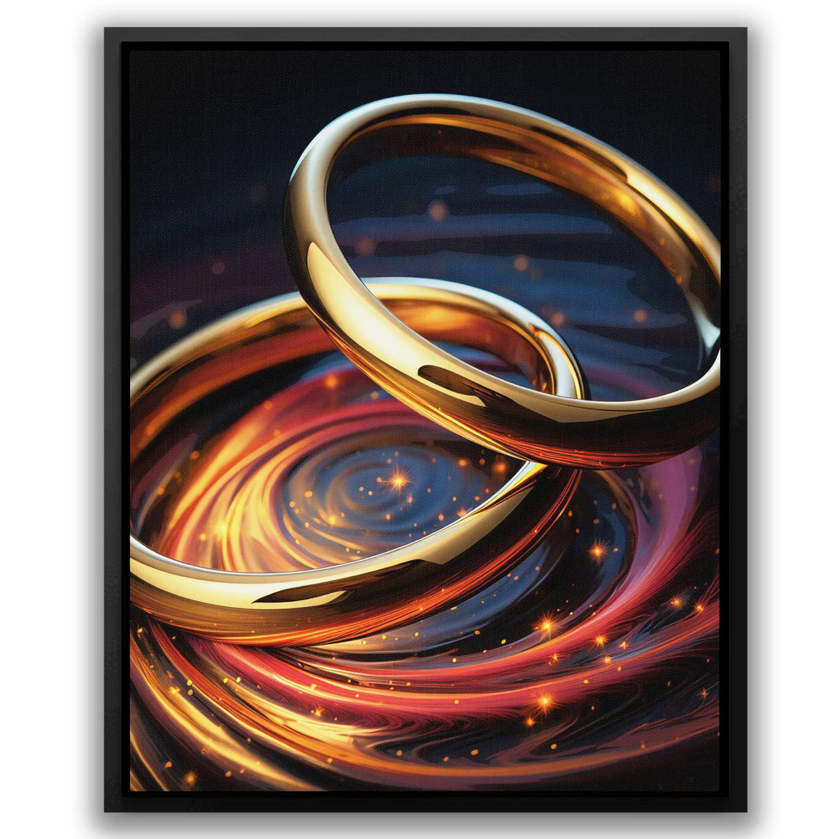 Cosmic Rings - Luxury Wall Art