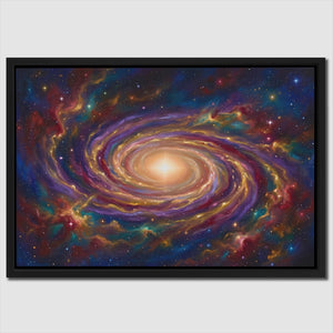 Cosmic Spiral Galaxy — Cosmic Spiral Galaxy Close Up Landscape 1