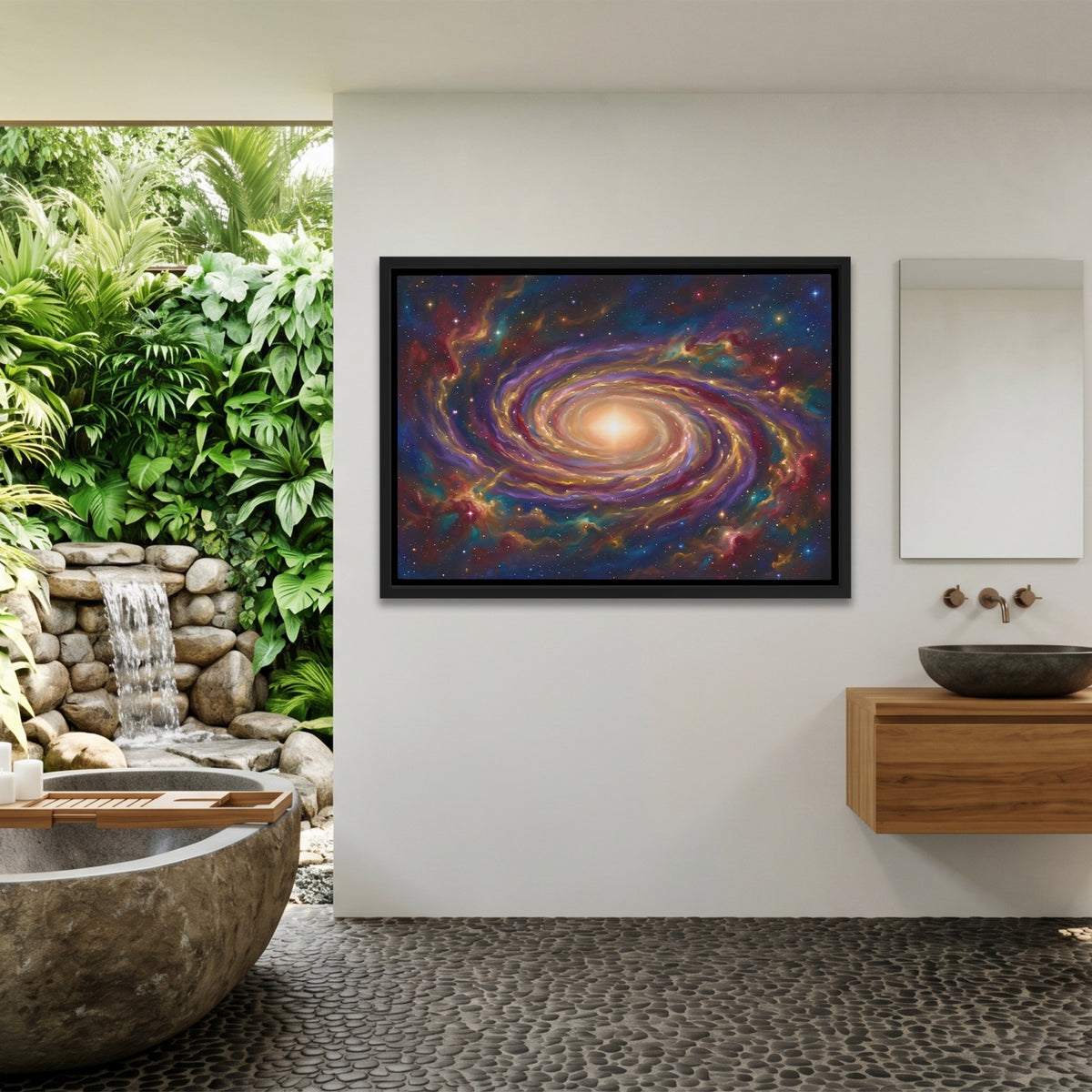 Cosmic Spiral Galaxy — Cosmic Spiral Galaxy Outdoor Bathroom Land 145