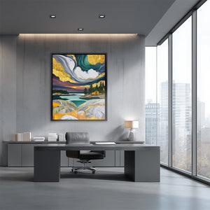 Cosmic Waters Dance - Luxury Wall Art