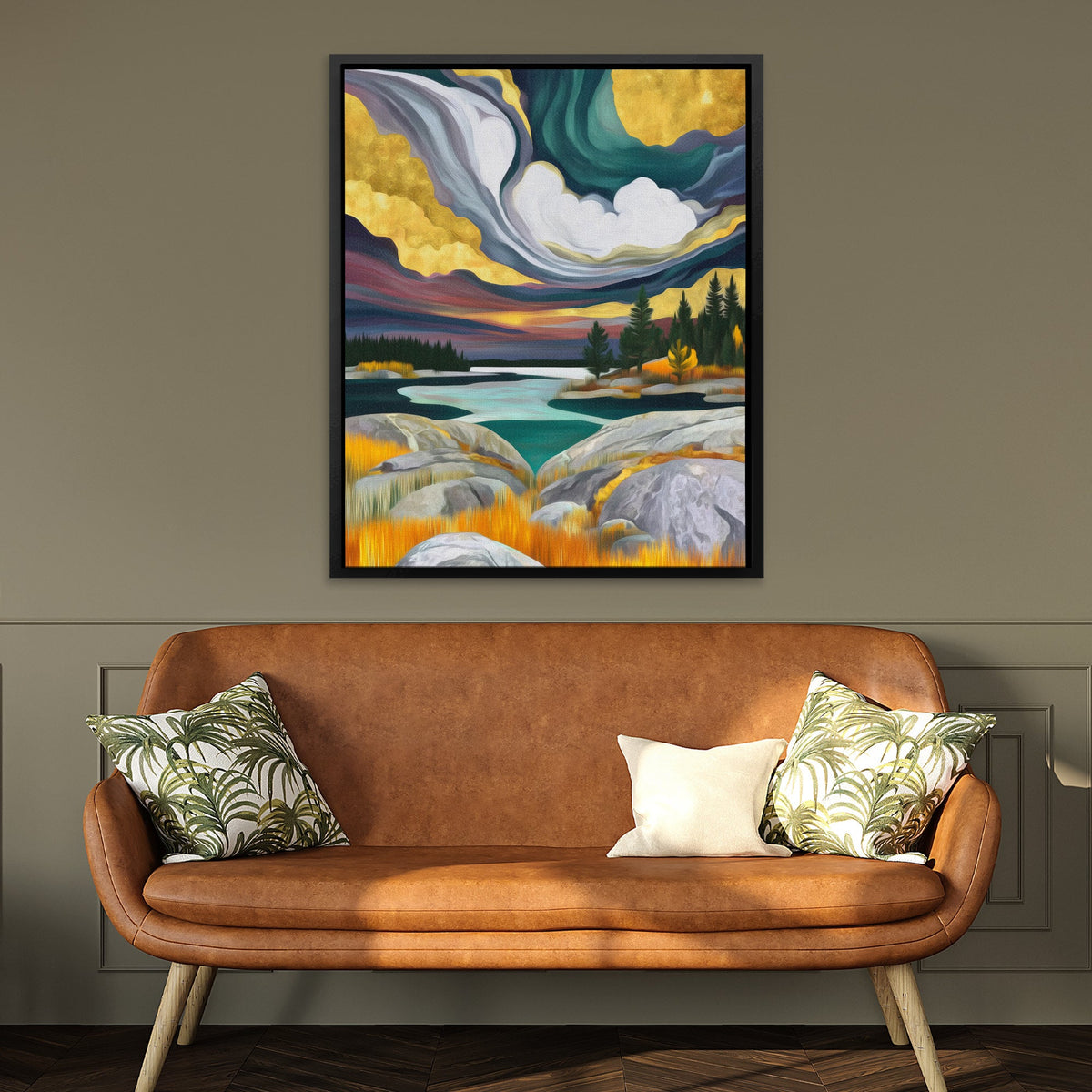 Cosmic Waters Dance - Luxury Wall Art