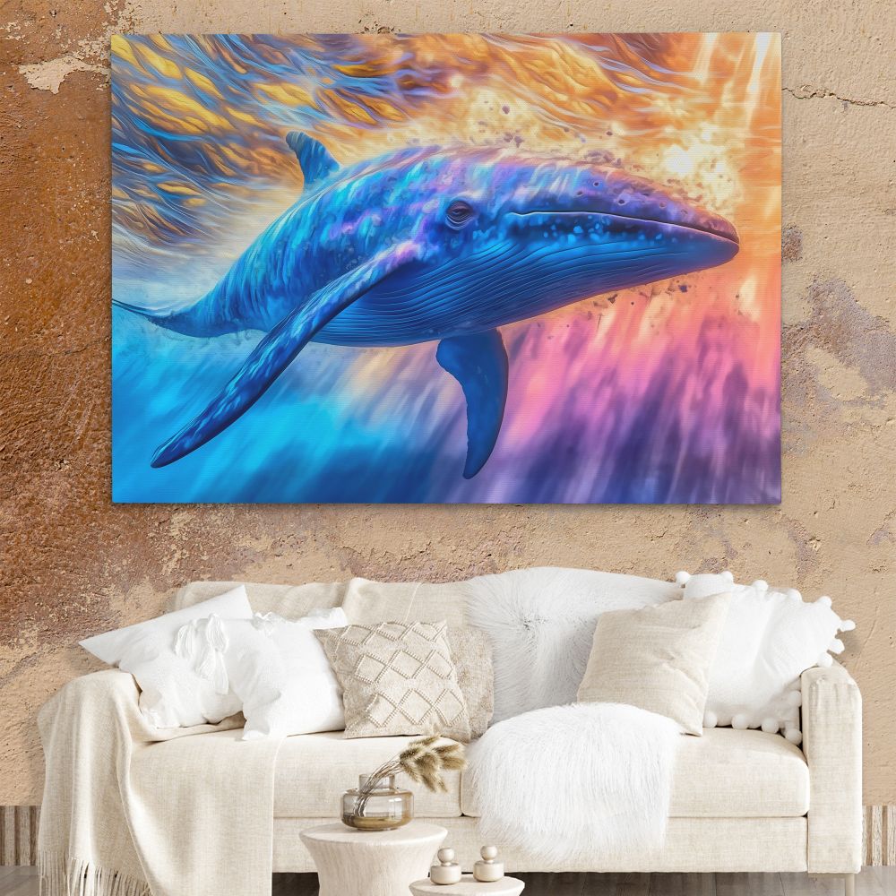 Cosmic Whale - Luxury Wall Art