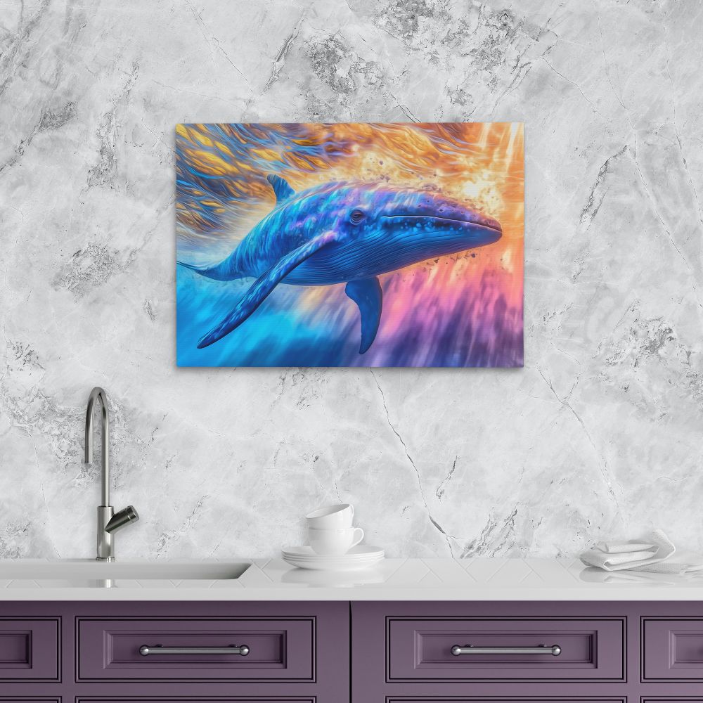 Cosmic Whale - Luxury Wall Art