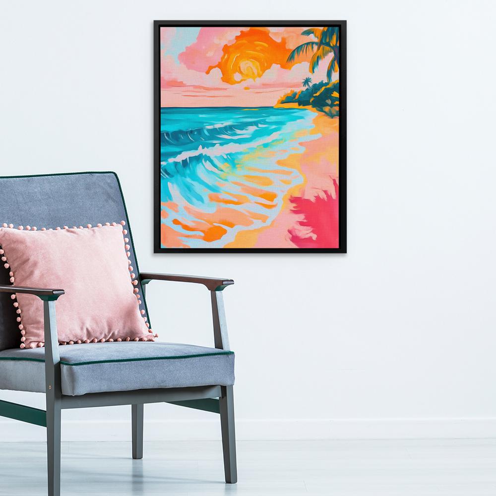 Cotton Candy Coast - Luxury Wall Art