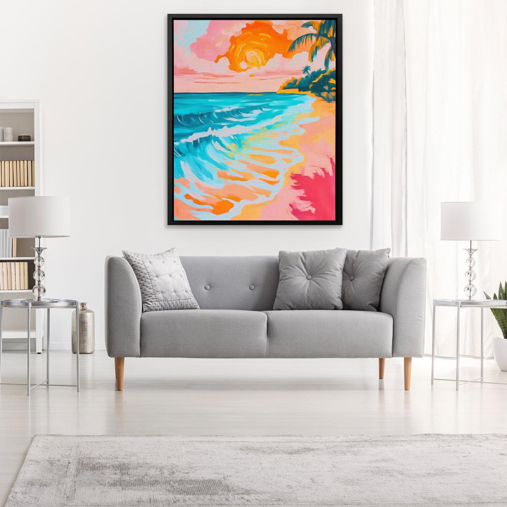 Cotton Candy Coast - Luxury Wall Art