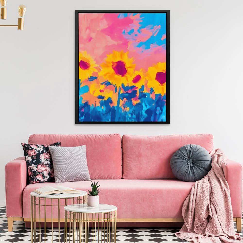 Cotton Candy Fields - Luxury Wall Art