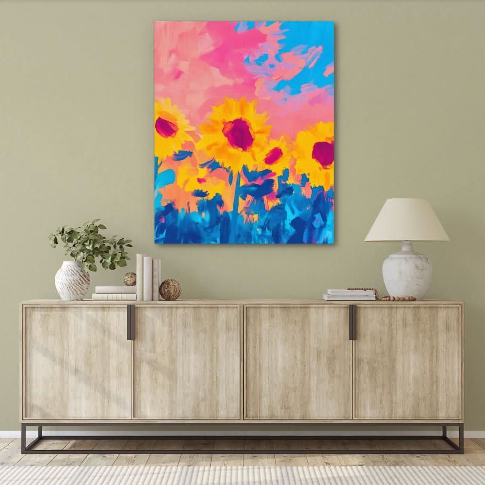 Cotton Candy Fields - Luxury Wall Art