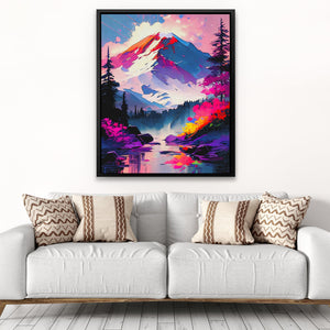 Cotton Candy Mt. Hood - Luxury Wall Art