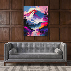 Cotton Candy Mt. Hood - Luxury Wall Art