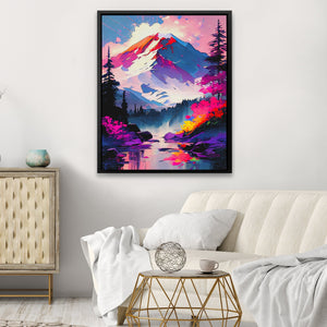 Cotton Candy Mt. Hood - Luxury Wall Art