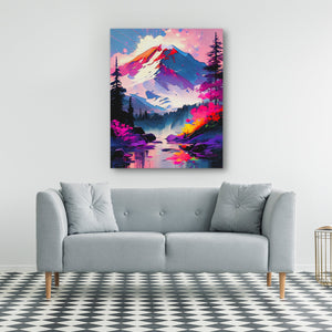 Cotton Candy Mt. Hood - Luxury Wall Art