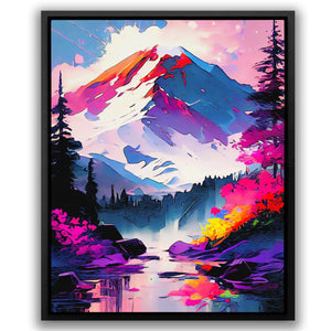 Cotton Candy Mt. Hood - Luxury Wall Art