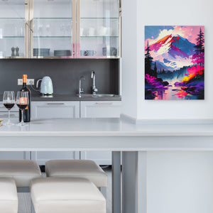 Cotton Candy Mt. Hood - Luxury Wall Art