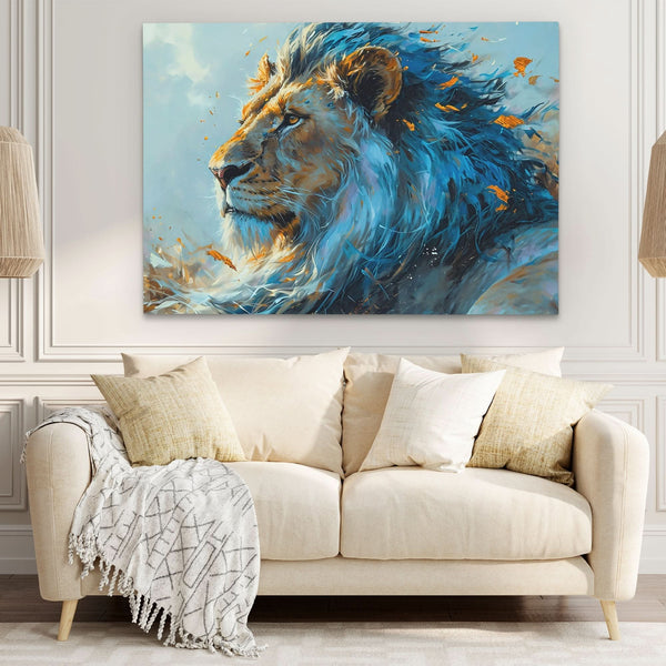 Courageous Blue Lion
