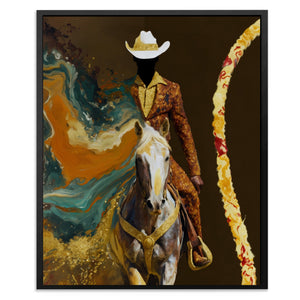 Cowboy Lasso Motion - Luxury Wall Art