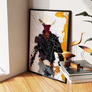 Cowboy Standing Gestural - Luxury Wall Art