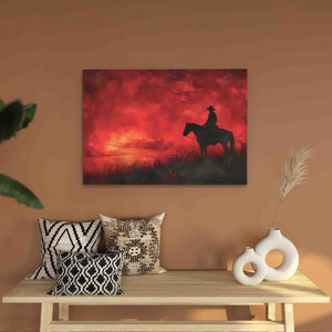 Cowboy Sunrise - Luxury Wall Art