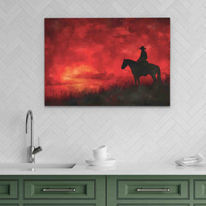 Cowboy Sunrise - Luxury Wall Art