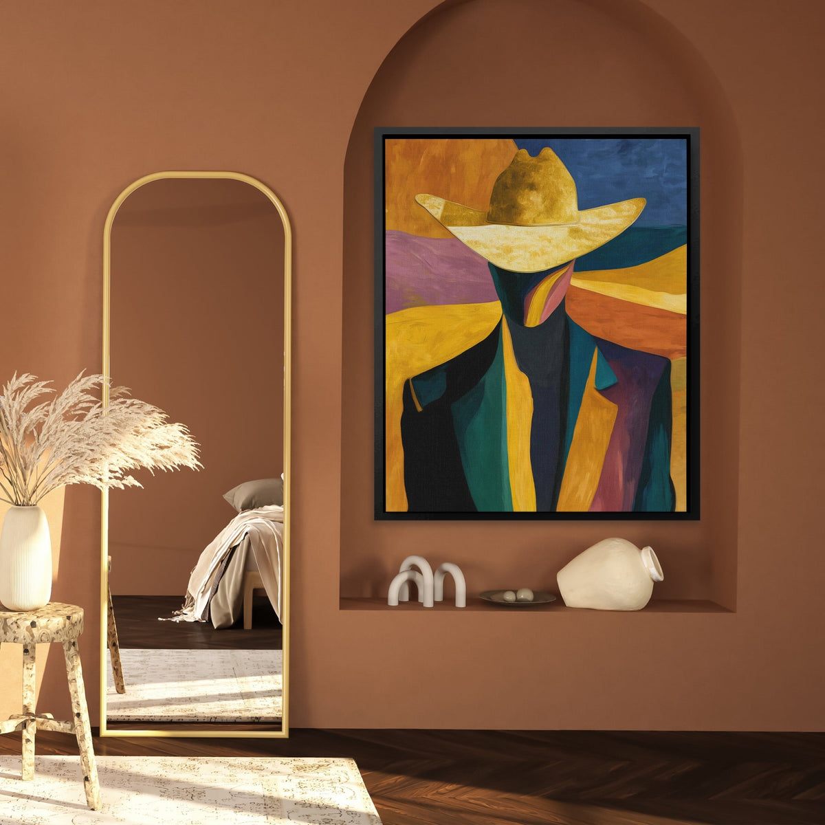 Cowboy Sunset Abstraction - Luxury Wall Art
