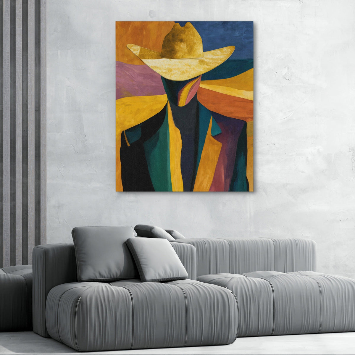 Cowboy Sunset Abstraction - Luxury Wall Art