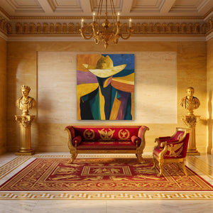 Cowboy Sunset Abstraction - Luxury Wall Art