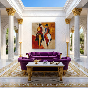 Cowboys Amber Partners - Luxury Wall Art