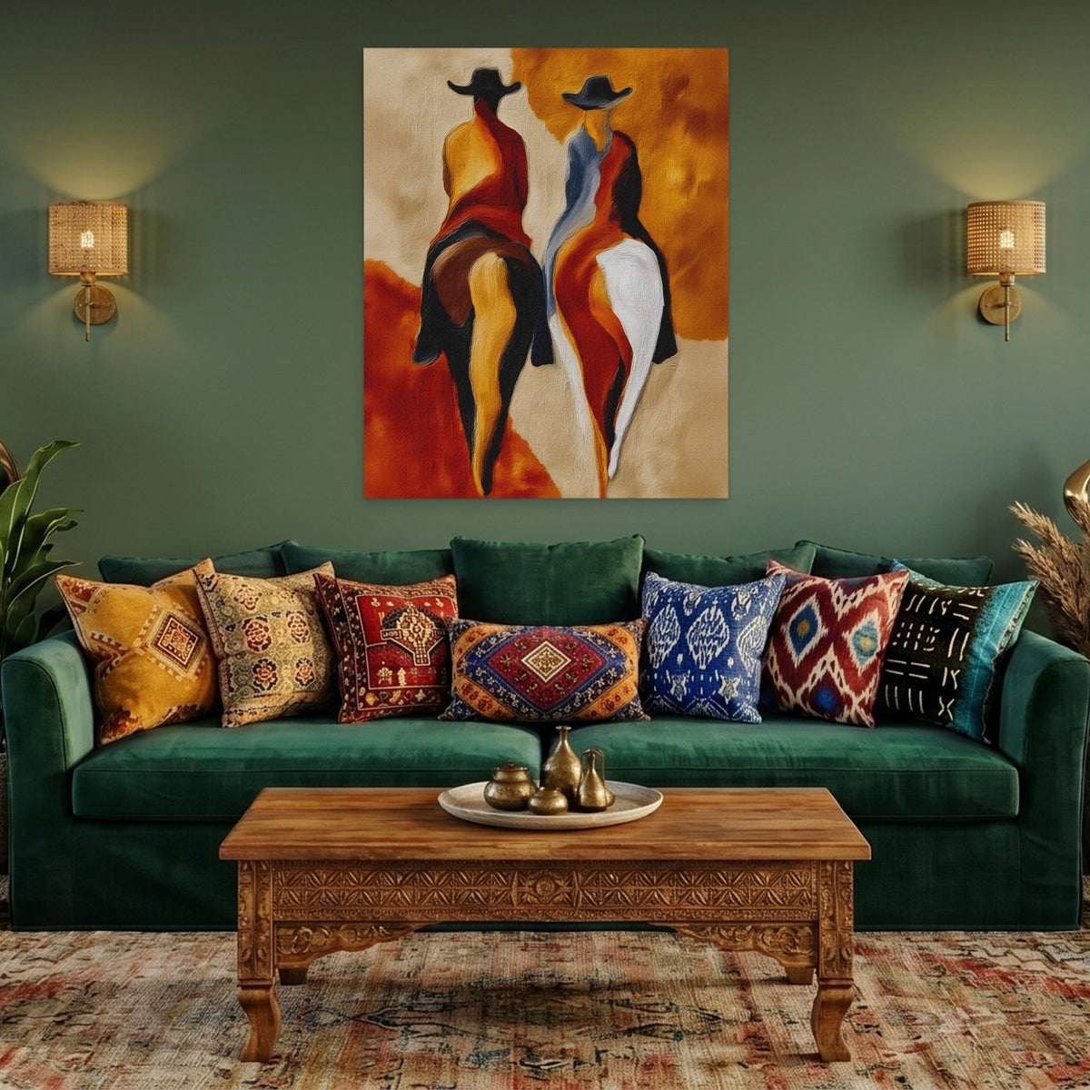Cowboys Amber Partners - Luxury Wall Art