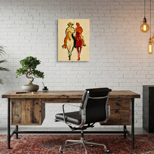 Cowboys Crimson Ride — cowboys crimson ride sq bonsai office 1port flush print