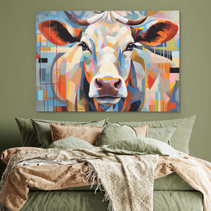 Cow's Loving Gaze - Luxury Wall Art