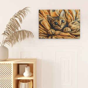 Cozy Kitten Wrap - Luxury Wall Art